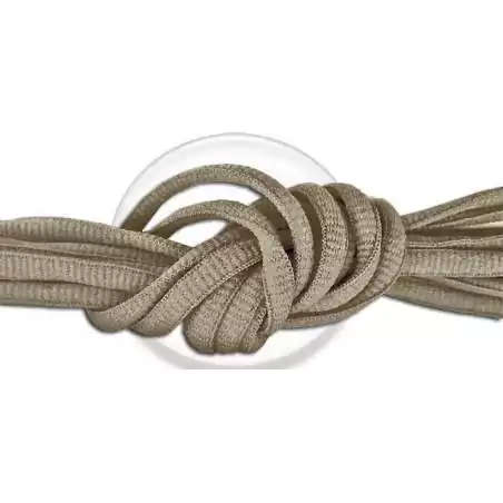 Lacets de chaussures bruns, ronds en couleur et fantaisie…