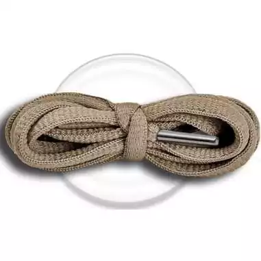 Lacets de chaussures bruns, ronds en couleur et fantaisie…