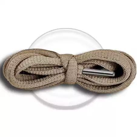 Lacets de chaussures bruns, ronds en couleur et fantaisie…