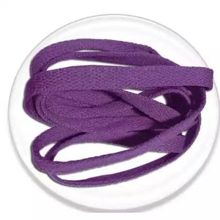 Lacets de chaussures violets et plats, boutique de vente…