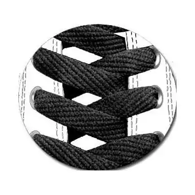 Lacets plats noirs pour vos chaussures