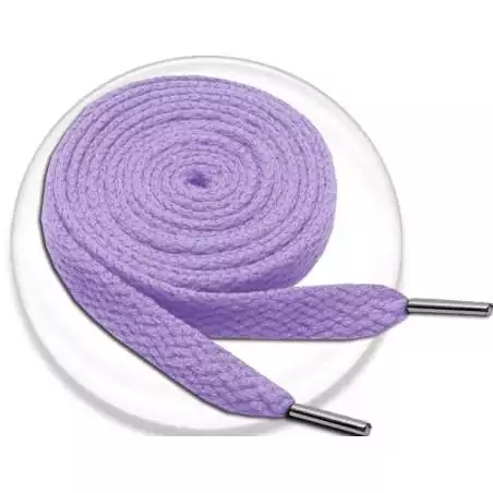 Lacets de chaussures violets lavande et plats, boutique de…