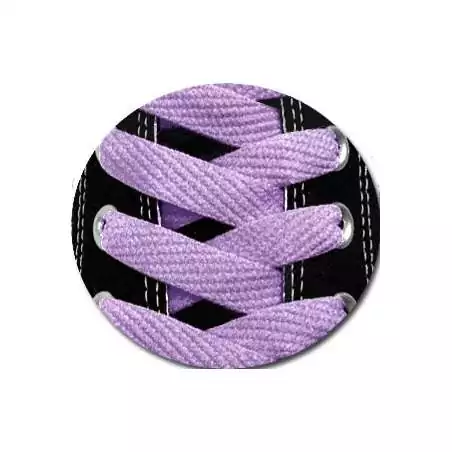 Lacets de chaussures violets lavande et plats, boutique de…