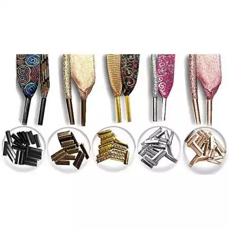 Lacets de chaussures violets lavande et plats, boutique de…