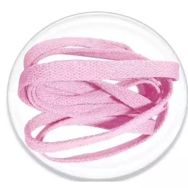 Lacets de chaussures roses pâles plats fantaisie, boutique…
