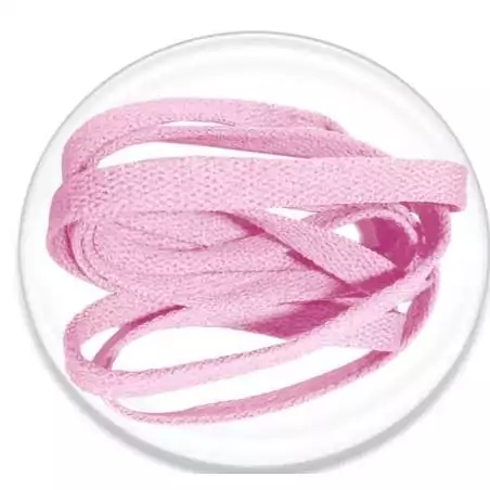 Lacets de chaussures roses pâles plats fantaisie, boutique…