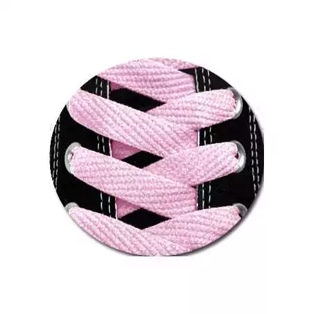 Lacets de chaussures roses pâles plats fantaisie, boutique…