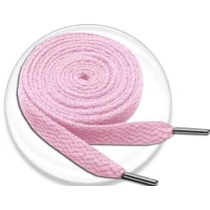 Lacets de chaussures roses pâles plats fantaisie, boutique…