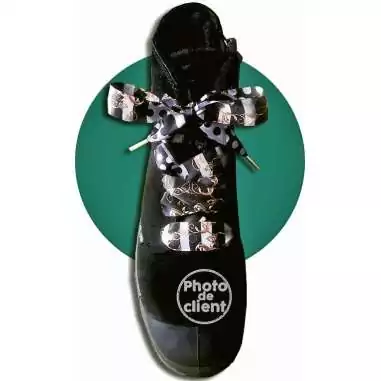 Lacets satin large foulard : 3&nbsp;couleurs pour vos chaussures