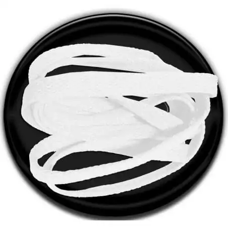 Lacets de chaussures blancs plats fins et fantaisie,…