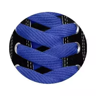 Lacets en bleu électrique / royal. pour vos chaussures