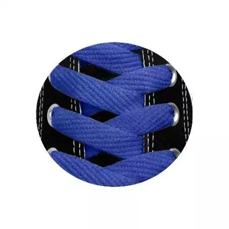 Lacets en bleu électrique / royal. pour vos chaussures