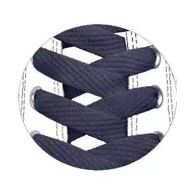 Lacets bleus foncés marine navy et plats,vente lacets…