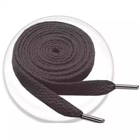 Lacets de chaussures marron chocolat et plats, boutique de…