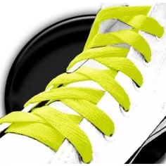 Lacets jaunes fluos pour vos chaussures 2