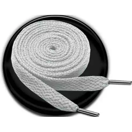 Lacets de chaussures gris et plats, boutique de vente en…