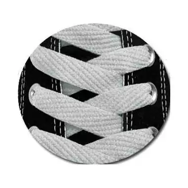 Lacets de chaussures gris et plats, boutique de vente en…