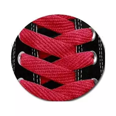 Lacets de chaussures rouges et plats .achat vente de…