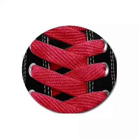 Lacets de chaussures rouges et plats .achat vente de…