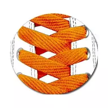 Lacets de chaussures fluos orange fantaisie.Boutique de…