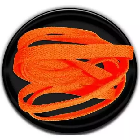 Lacets de chaussures fluos orange fantaisie.Boutique de…