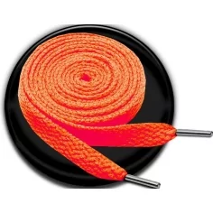 Lacets de chaussures fluos orange fantaisie.Boutique de…