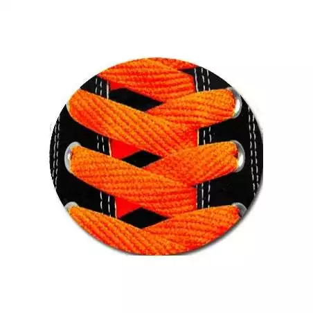 Lacets de chaussures fluos orange fantaisie.Boutique de…