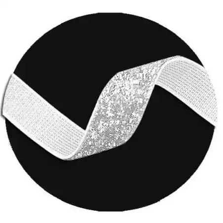 Lacets de chaussures argentés dorés en velours paillettes…