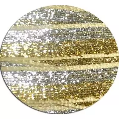 Lacets velours pailleté doré & argenté pour vos chaussures