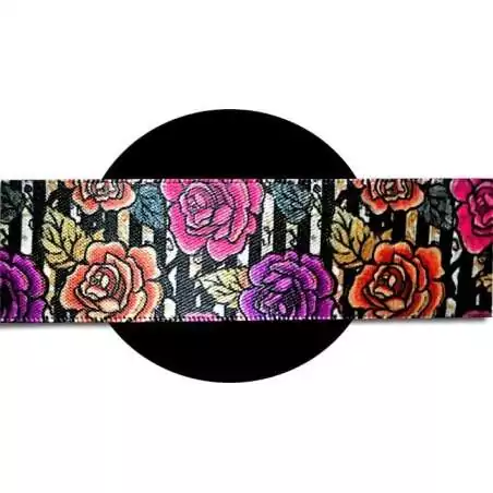 Lacets satin large rayés&nbsp;& fleuris : 2 largeurs pour vos…