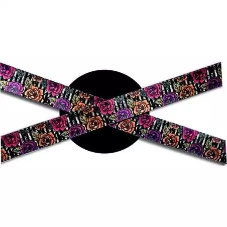 Lacets satin large rayés&nbsp;& fleuris : 2 largeurs pour vos…