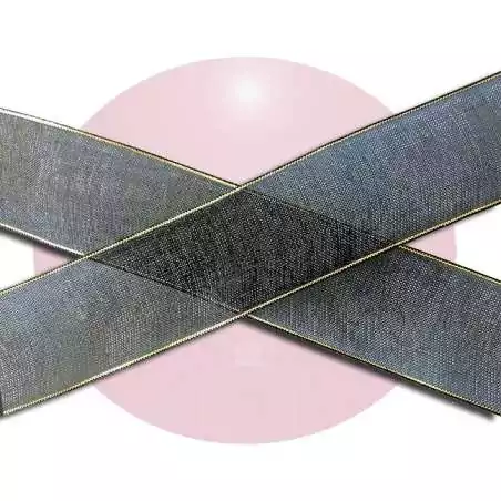 Lacets organza organdi ruban blanc noir doré fantaisie en…