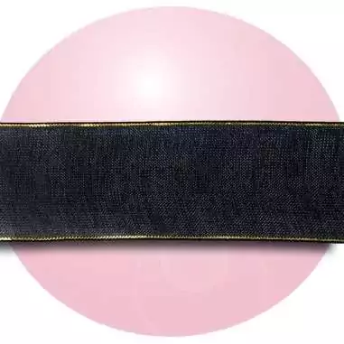 Lacets organza organdi ruban blanc noir doré fantaisie en…