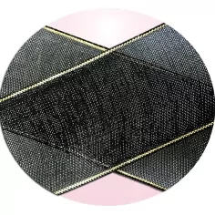 Lacets organza organdi ruban blanc noir doré fantaisie en… 2