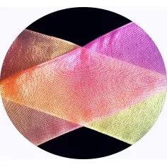 Lacets organdi&nbsp;rainbow&nbsp;multicolore pour vos chaussures 2