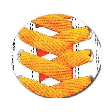 Lacets de chaussures fluos orange fantaisie.Boutique de…