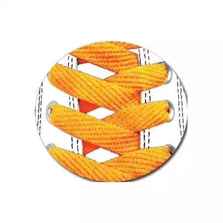 Lacets de chaussures fluos orange fantaisie.Boutique de…