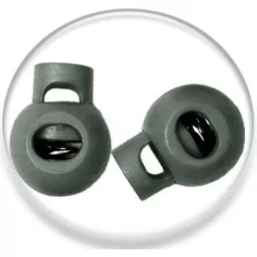 Stoppeurs boules vert kaki pour vos lacets, capuches, sac..