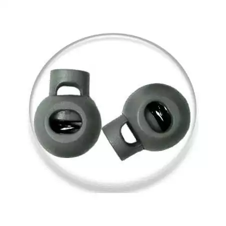 Stoppeurs boules vert kaki pour vos lacets, capuches, sac..