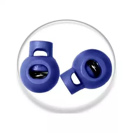 Stoppeurs boules bleu marine pour vos lacets, capuches, sacs...