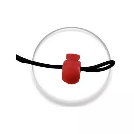 Stoppeurs boules rouges pour vos lacets, capuches, sacs...
