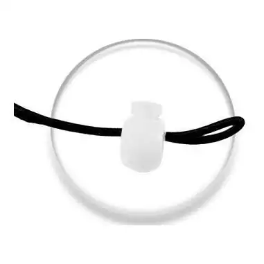 Stoppeurs boules blancs pour vos lacets, capuches, sacs...