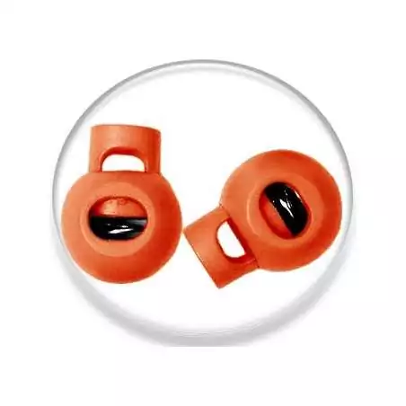 Bloqueurs stoppeurs boules ronds oranges de lacets de…