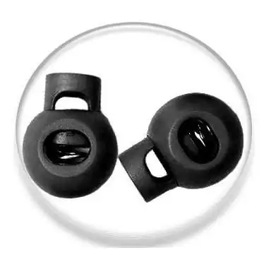 Bloqueurs stoppeurs ronds boules noirs de lacets de…