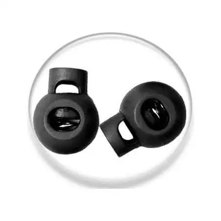 Bloqueurs stoppeurs ronds boules noirs de lacets de…