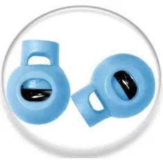 Stoppeurs boules bleus pour vos lacets, capuches, sacs, ...