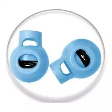 Bloqueurs stoppeurs boules ronds bleus lagon de lacets de…