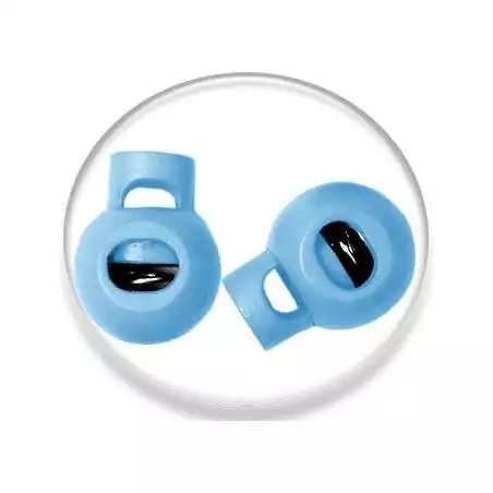 Bloqueurs stoppeurs boules ronds bleus lagon de lacets de…