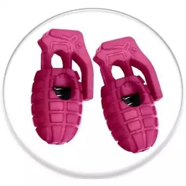 Stoppeurs bloqueurs grenades fuchsia pour lacets,…