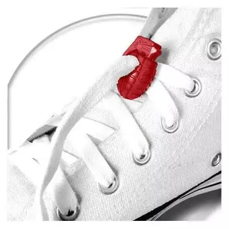 Stoppeurs bloqueurs grenades rouges pour vos lacets,…